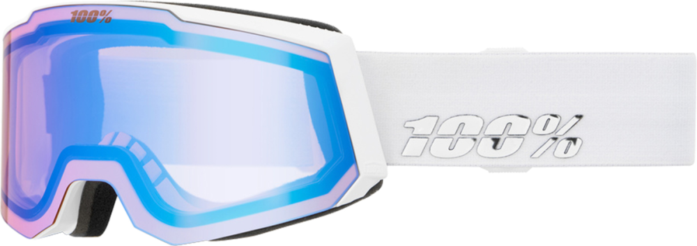 100percent 100% Snowcraft S Hiper Goggle White/Lavender - Mirror Lavend