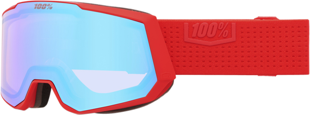 100% 100% Snowcraft XL Hiper Goggle Hiboo - Mirror Dark Red Lens