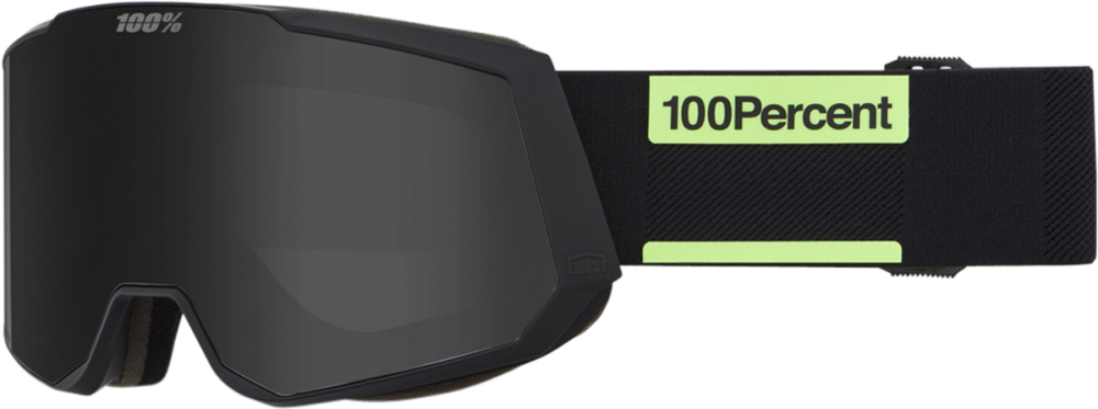 100% 100% Snowcraft XL Hiper Goggle Tab - Mirror black Lens