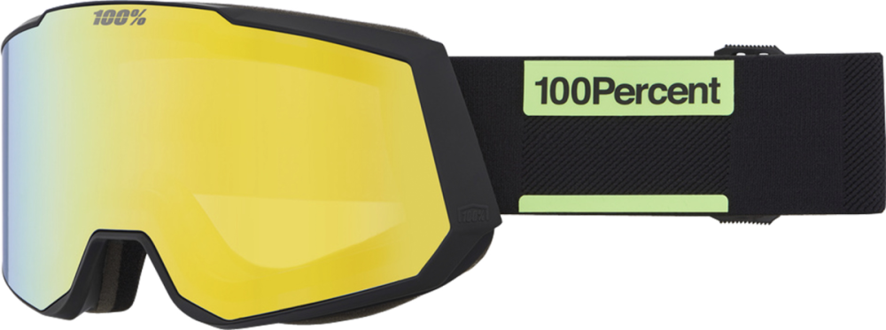 100% 100% Snowcraft XL Hiper Goggle Tab - Mirror black Lens