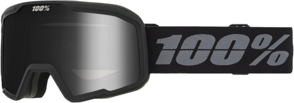 100% 100% Valnor Goggle Base Black - Dark Smoke Lens