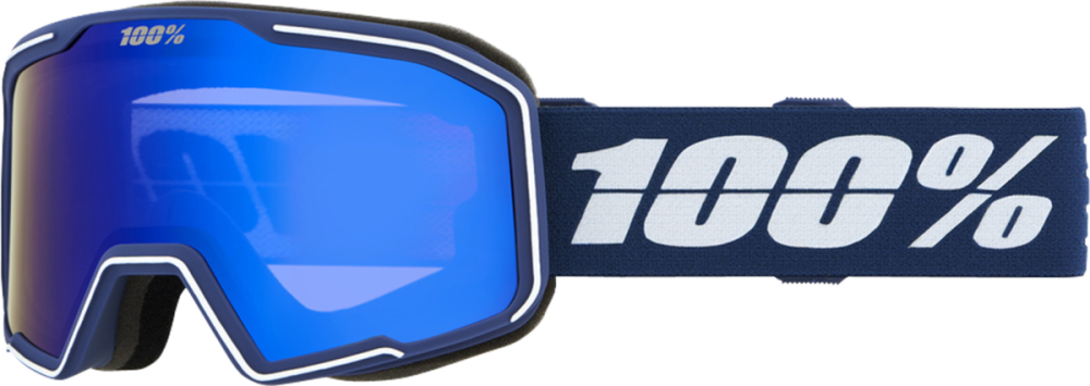 100% 100% Valnor Goggle Indigo - Blue Mirror Lens