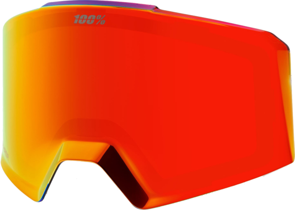 100percent 100% Norg Replacement Lens - Hiper Dual Pane mirror red Lens