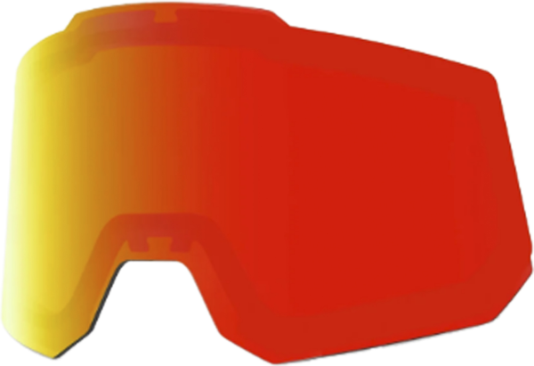 100percent 100% SC/SCX Replacement Lens - Hiper Dual Pane mirror red Le