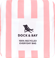 Dock & Bay Foldable Bag Medium malibu pink