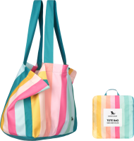 Dock & Bay Foldable Bag Medium coastal candy