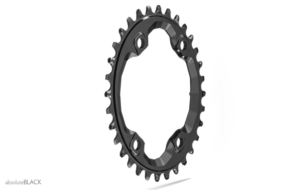absoluteBLACK aBLACK - MTB - OVAL - XT M8000/MT700 für SHIMANO Kette HG+ 12fach - BLACK onl...