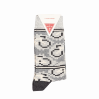 Le Patron Bicycle Moderno Socks mid grey