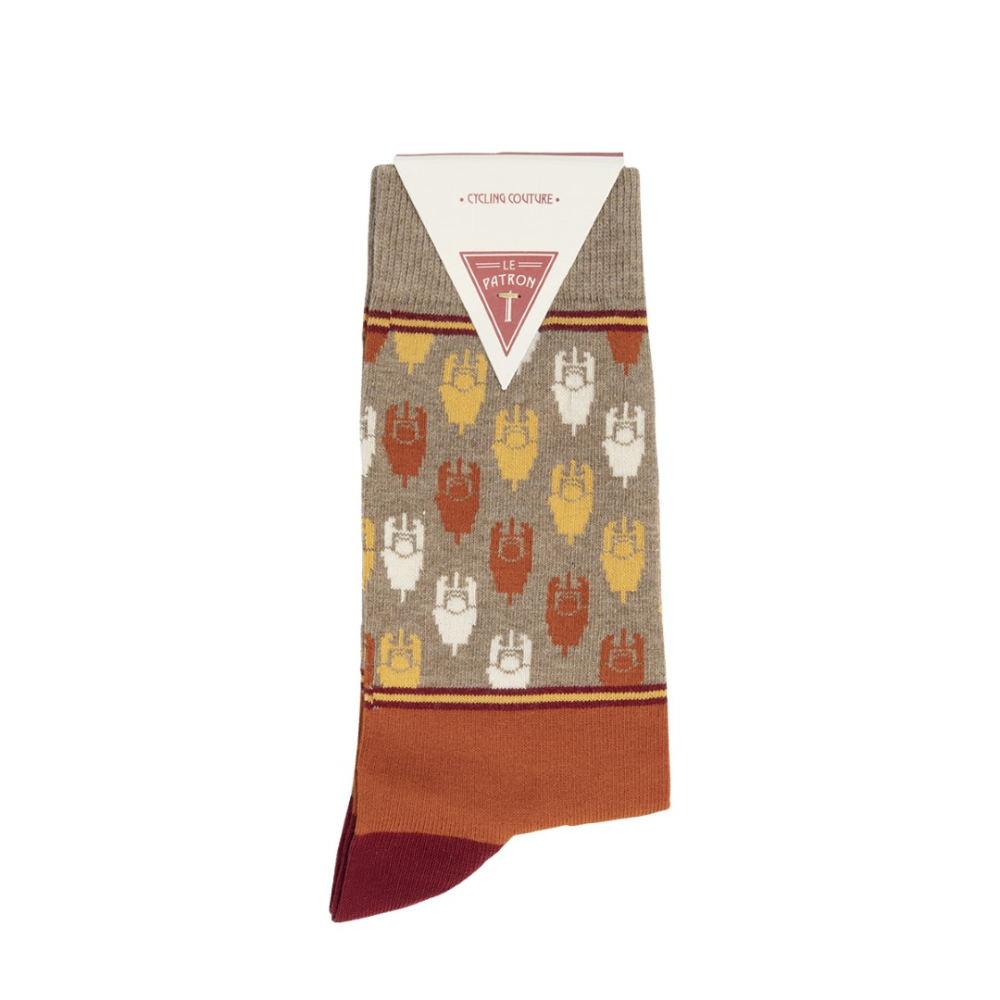 Le Patron Grand Tours Roja Socks orange