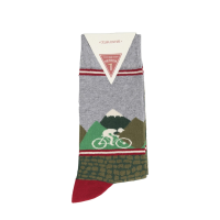 Le Patron Gottardo Socks green