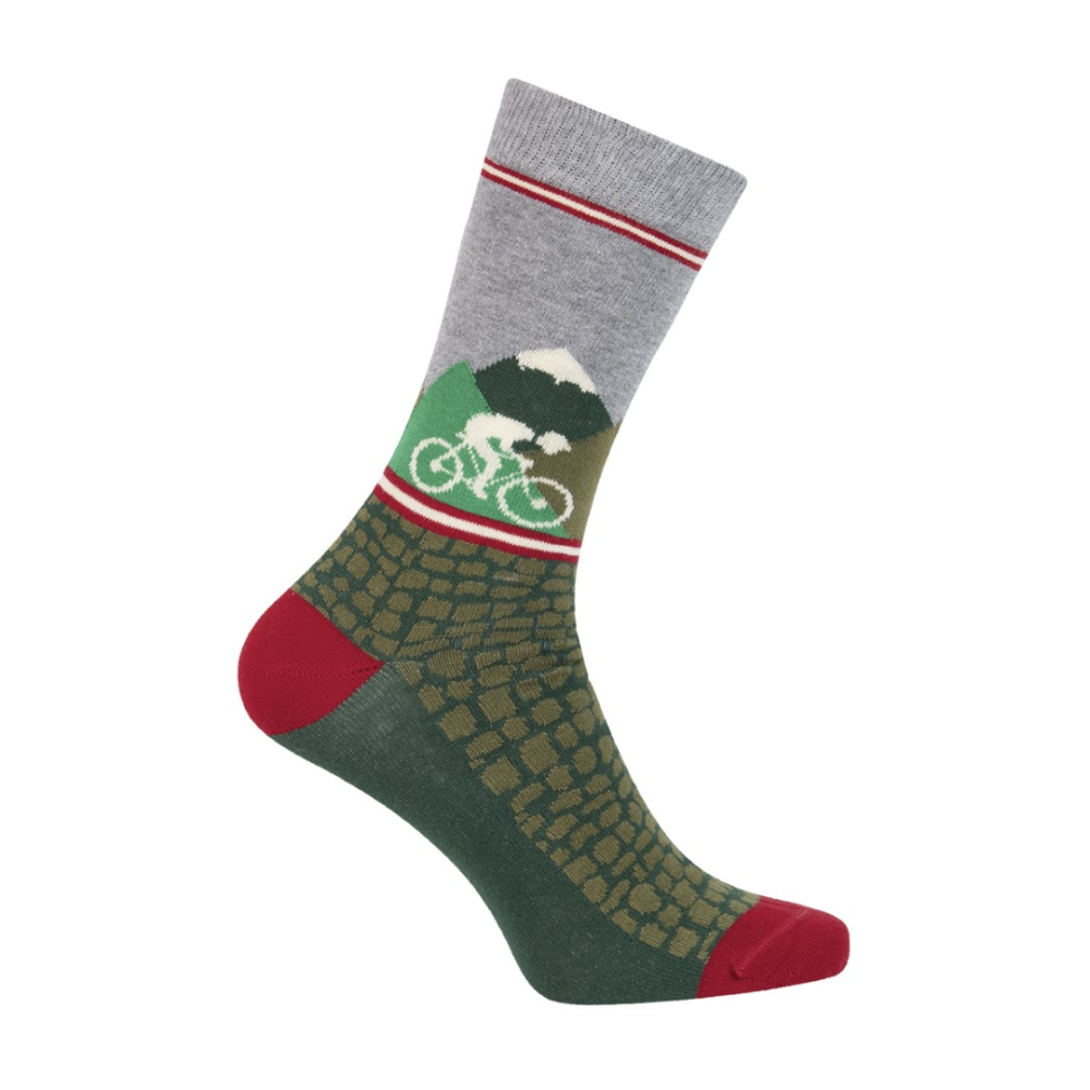 Le Patron Gottardo Socks green