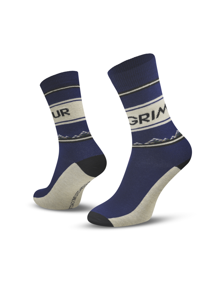 Le Patron Grimpeur Socks dark blue