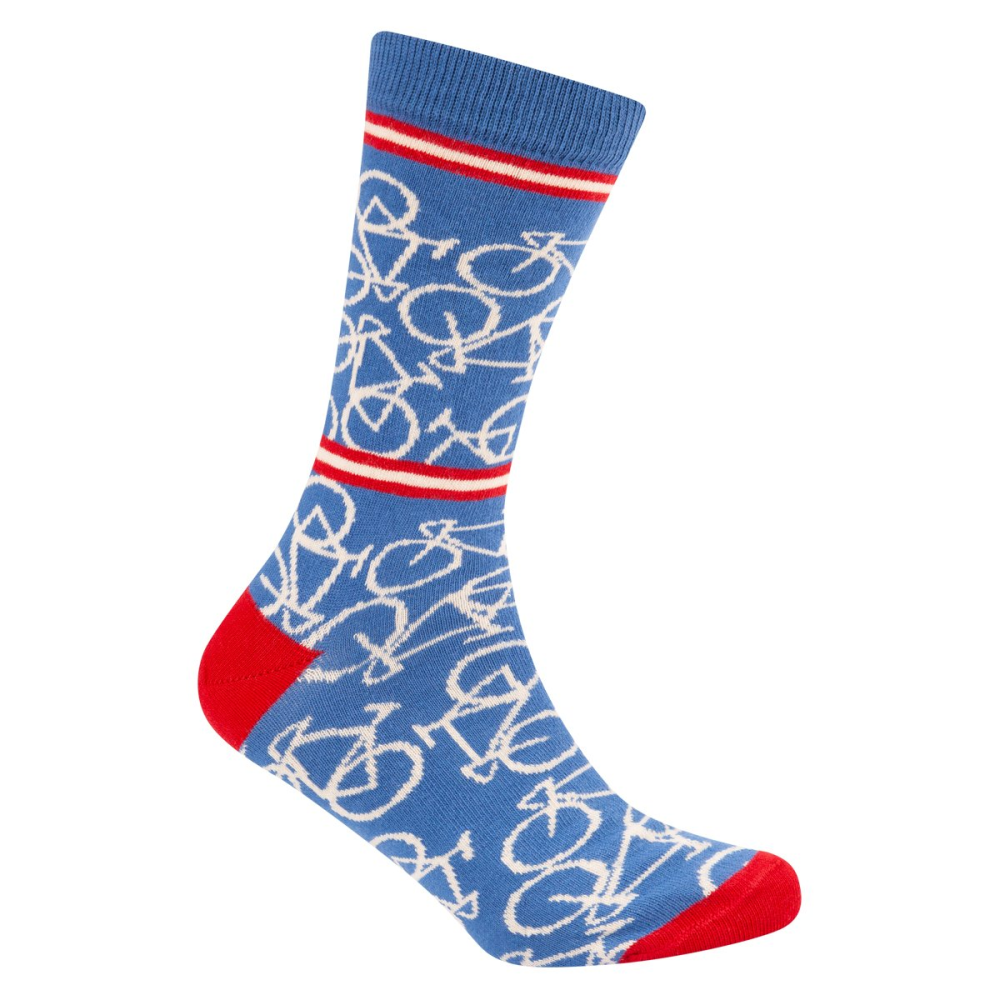 Le Patron Bicycle Socks riviera blue