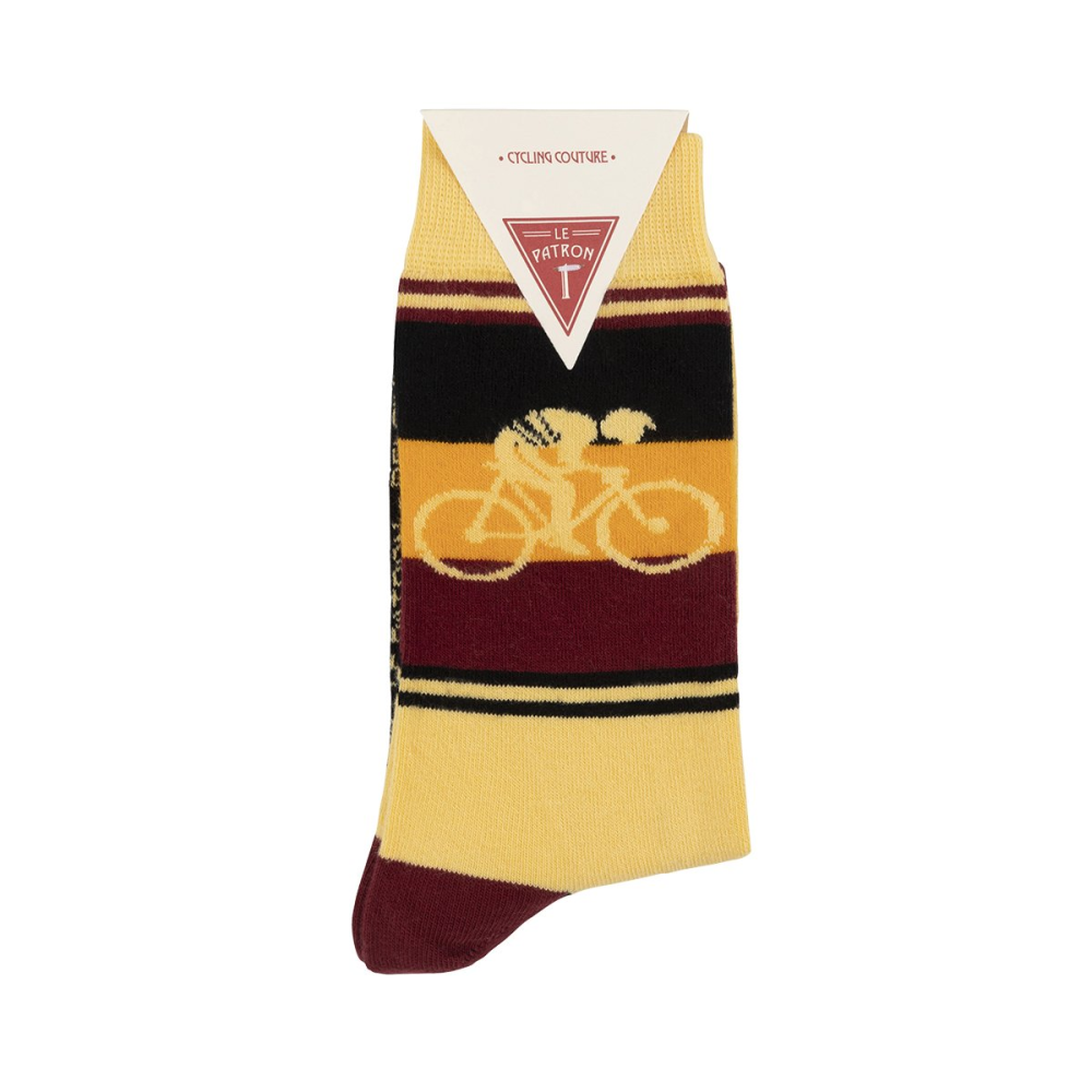 Le Patron Country Edition Belgium Socks vanilla