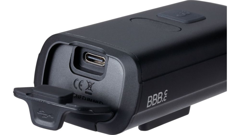 BBB Frontlicht StrikeDuo 1400i Lumen USB-C 8 Modi, Akkuanzeige, Alu,RemoteReady