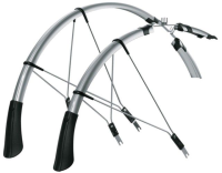SKS Schutzblech​-​Satz 28″ RACEBLADE long (700×18​-​23) silber – mit Clip​-​Verbindung und Streben