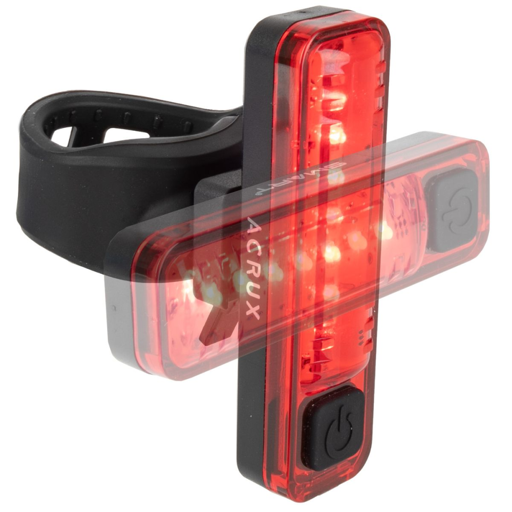 Smart Rücklicht LED Acrux 10 Lumens USB Ladeakku für Sattelstütze​/​Sitzstrebenfixierung 22​-​31.8mm