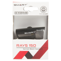 Smart Scheinwerfer LED Rays 150 27Lux USB Ladeakku mit StVZu für Lenker 22.0​-​31.8mm