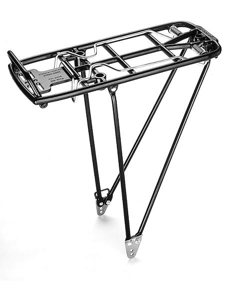 Pletscher Gepäckträger Athlete System 26​-​29″ – schwarz 320​-​354mm mit Befestigung auf Ösen