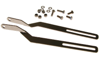 Pletscher Gepäckträger Athlete System 26​-​29″ – silber 320​-​354mm mit Befestigung auf Ösen