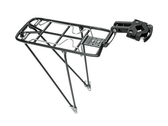Pletscher Gepäckträger Quick​-​Rack 4B 26​-​28″ – schwarz 320​-​354mm mit Befestigung auf Ösen