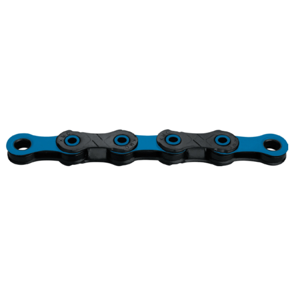 KMC Kette DLC 12 1​/​2″ x 11​/​128″ Black​/​Blue – 126 Glieder