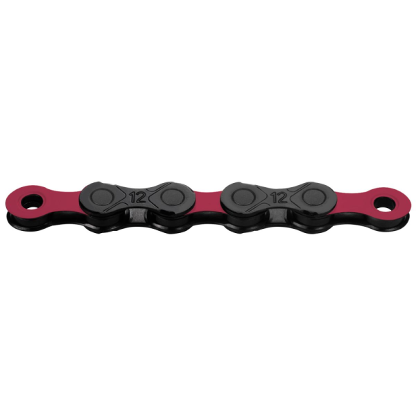 KMC Kette DLC 12 1​/​2″ x 11​/​128″ Black​/​Pink – 126 Glieder
