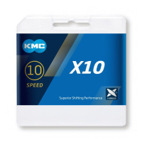 KMC Kette X10 1​/​2″ x 11​/​128″ Grey – 114 Glieder