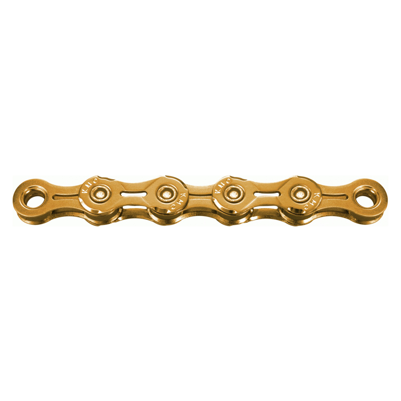 KMC Kette X11EL 1​/​2″ x 11​/​128″ Ti​-​N Gold – 118 Glieder
