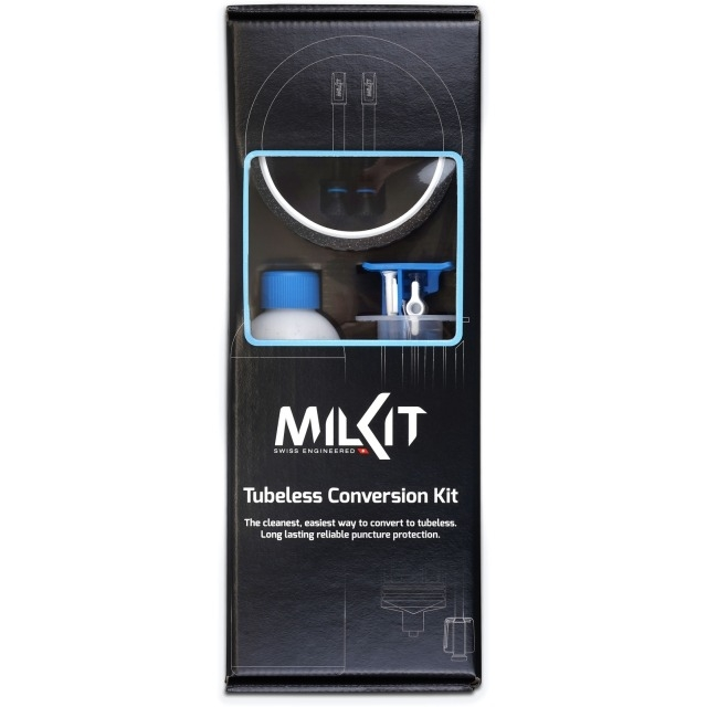 milKit Conversion Kit TL 45mm, Dichtmilch 250ml, Spritze, 35mm Felgenband à 10m