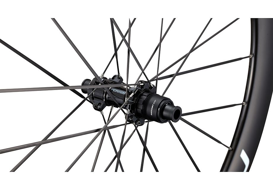 Specialized Roval Rapide CLX III, Gloss Carbon/Gloss White, 700c Rear