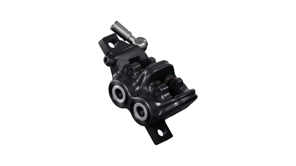 Magura Bremszange Mt5, Schwarz, Blende Silber Banjo, Inkl. Belaege, Ab My2015 (1 Stk.)