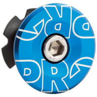 Pro Ahead Deckel 1 1/8" Alu mit Schraube und Kralle blau eloxiert