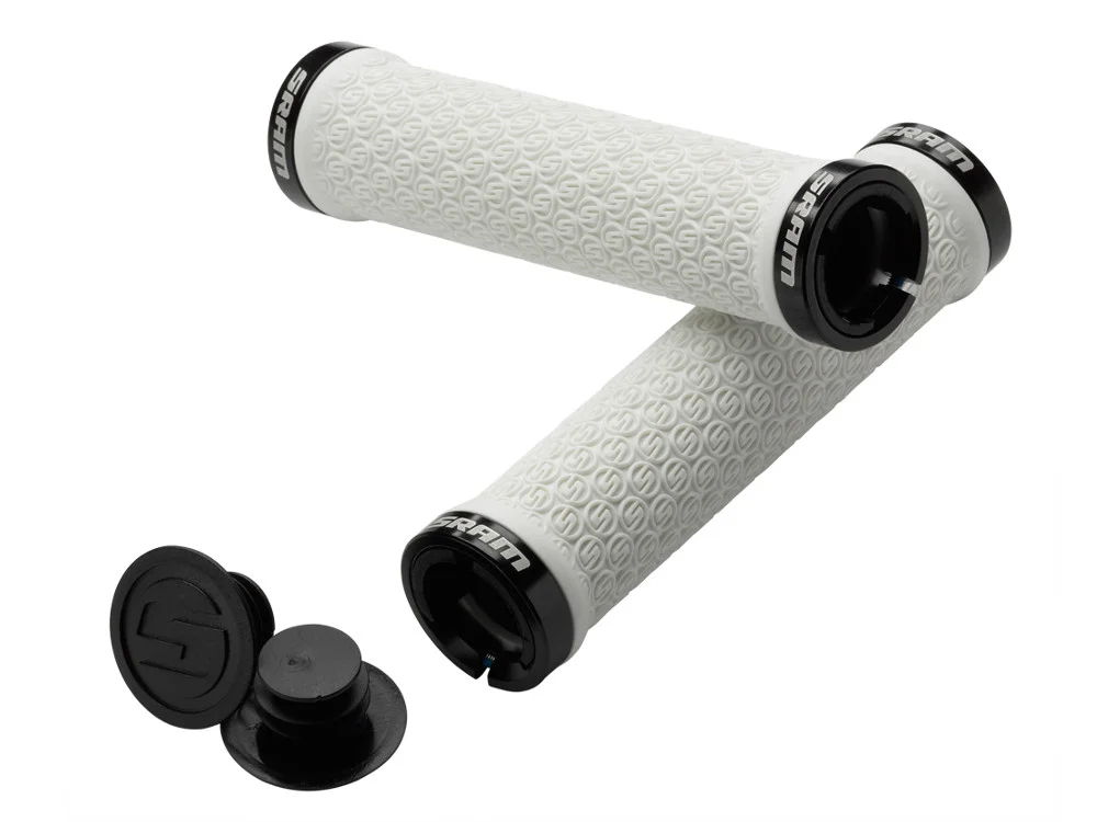 SRAM Lenkergriff LockingGrips Paar verschraubbar weiss