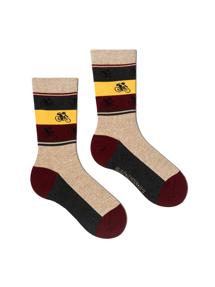 Le Patron Belgique Socks multi
