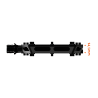 TATZE CONTACT Large Pedal, orange