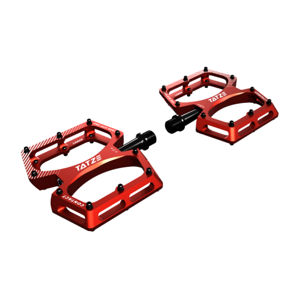 TATZE CONTACT Large Pedal, rot