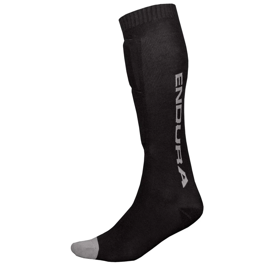 Endura Singletrackschienbeinschoner Socken Schwarz - S-M