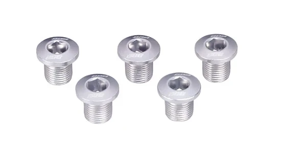 BBB Triplestars Chainring Bolts Silver 5 Pcs Kettenblattschrauben BCR-52 silber