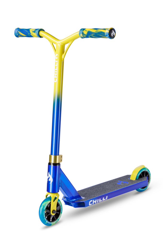 Chilli Chilli Pro Scooter Jumpstart - M -  Blue/Yellow