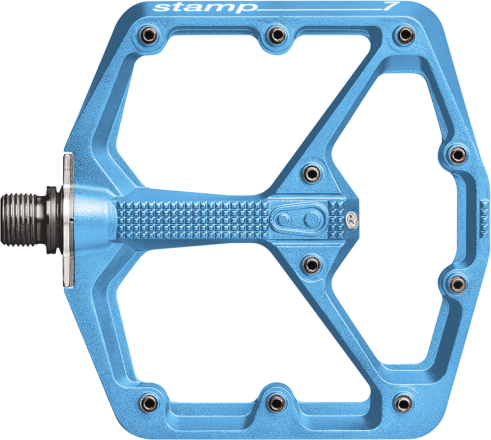 Crankbrothers Pedal Stamp 7 large electric blue