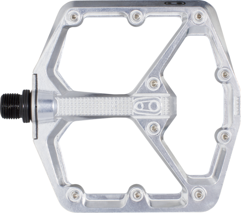 Crankbrothers Pedal Stamp 7 large high polish silver