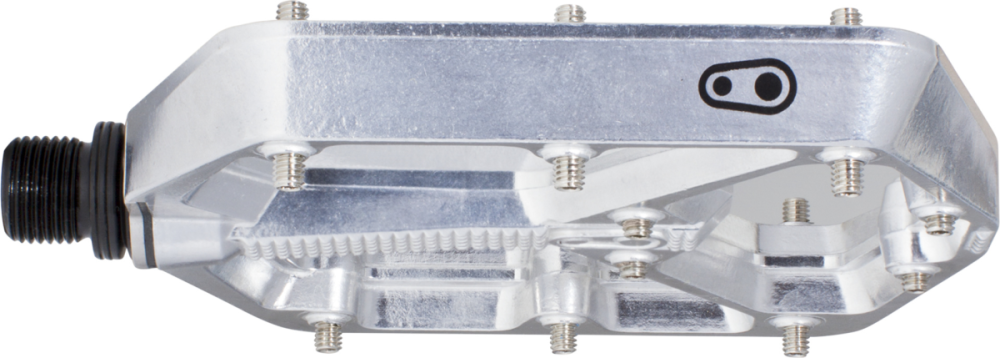 Crankbrothers Pedal Stamp 7 large high polish silver