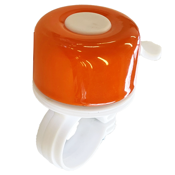 Glocke, PING, Ø 35 mm, orange/weiss
