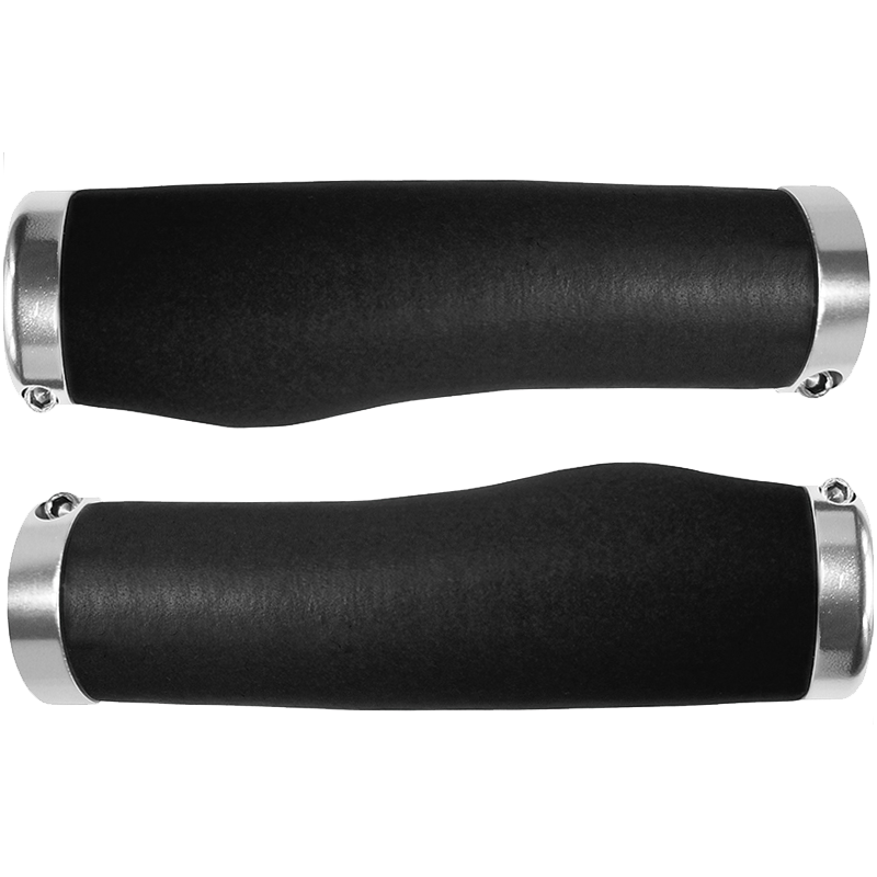 Griffe, KYOTO Silikon/Alu Griff-Ø: 22 Länge:130/130 black