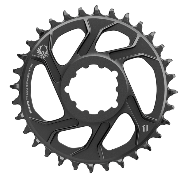 SRAM chainring eagle x-sync2 dm 6mm offset, black, 3