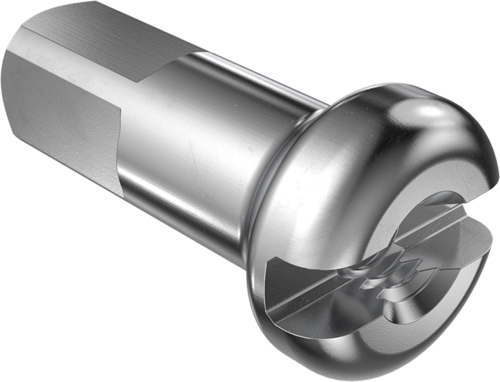 DT Nippel Standard Alu 2.0/12mm, rot, 100Stk.