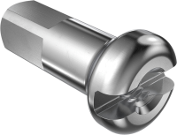 DT Nippel Standard Alu 2.0/12mm, rot, 100Stk.