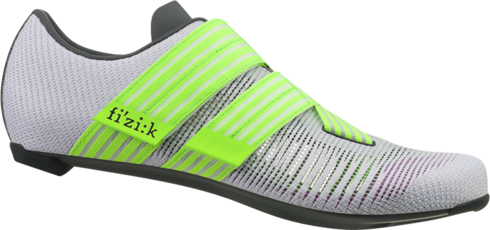 Fizik Powerstrap Aeroweave Shoes violett/neongrün 42