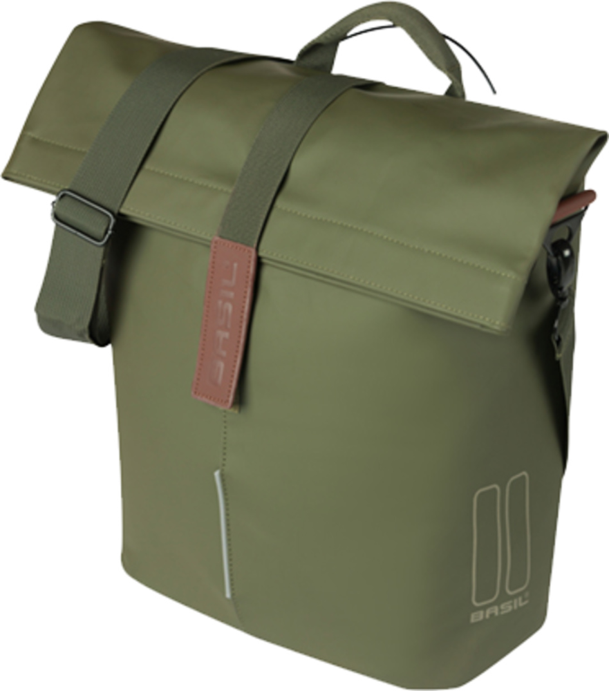 Basil City Fahrradshopper MIK Studs, 14-16L, moss green